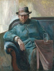 Hans Jæger, 1889. Creator: Munch, Edvard (1863-1944).