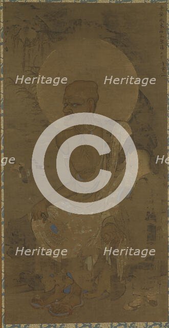 Arhat (Nakula), one of a set of sixteen, mid-14th century. Creator: Ryozen.