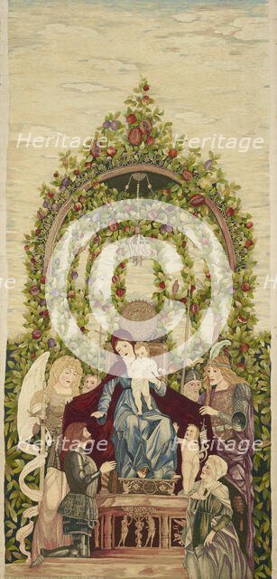 Embroidery, 'Holy Family', 1913. Creator: Jane Cory.