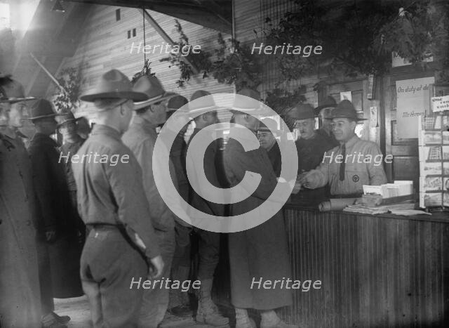 Camp Meade, Maryland - Winter Views, 1917. Creator: Harris & Ewing.