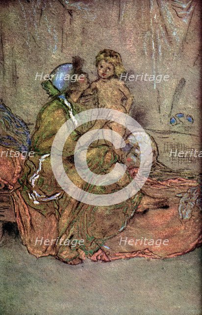 'Mother and Child', 1925.Artist: Whistler