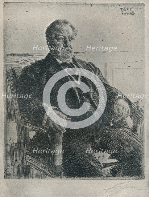 'President Taft', 1911. Artist: Anders Leonard Zorn.