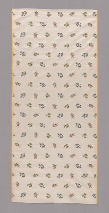 Panel (Dress Fabric), China, Qing dynasty (1644-1911), 1776/1800. Creator: Unknown.