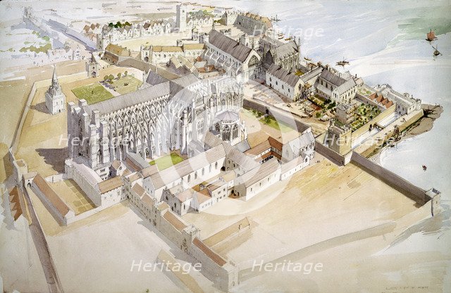 Jewel Tower, Westminster, c1510, (c1990-2010). Creator: Terry Ball.