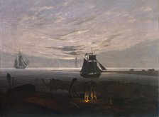 Evening on the Baltic Sea, 1831. Artist: Friedrich, Caspar David (1774-1840)