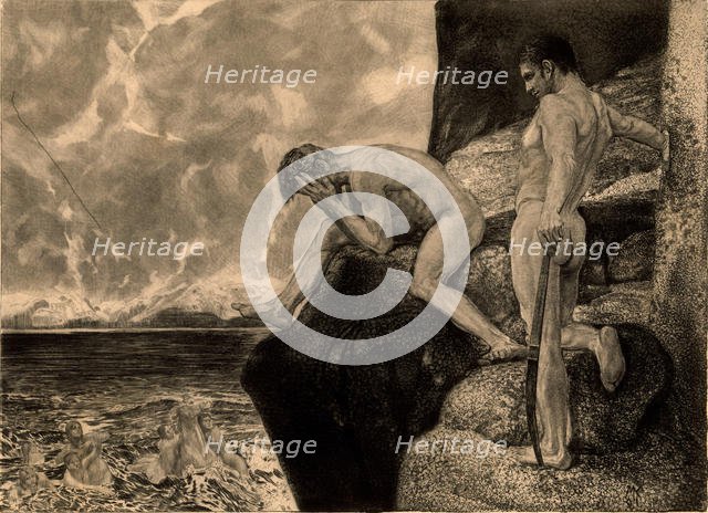 Opus XII, "Brahms Phantasy", 1894. Creator: Klinger, Max (1857-1920).