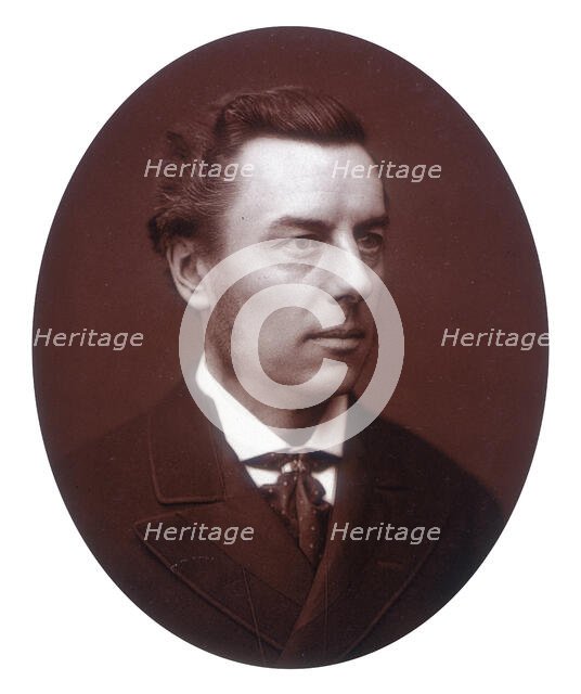 Joseph Chamberlain, MP, President of the Board of Trade, 1881. Creator: Lock & Whitfield.