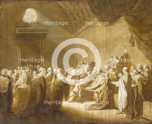 The Death of the Earl of Chatham, 1779. Creator: John Singleton Copley.