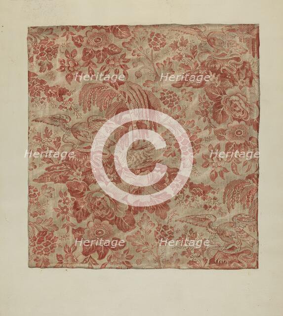 Printed Textile, c. 1939. Creator: Sylvia DeZon.