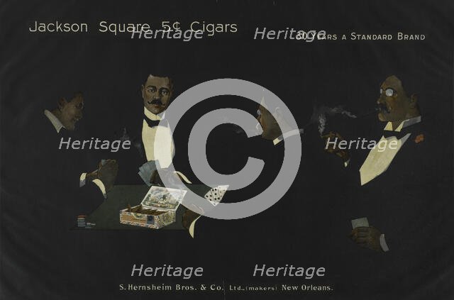 Jackson square 5¢ cigars, c1899. Creator: Unknown.