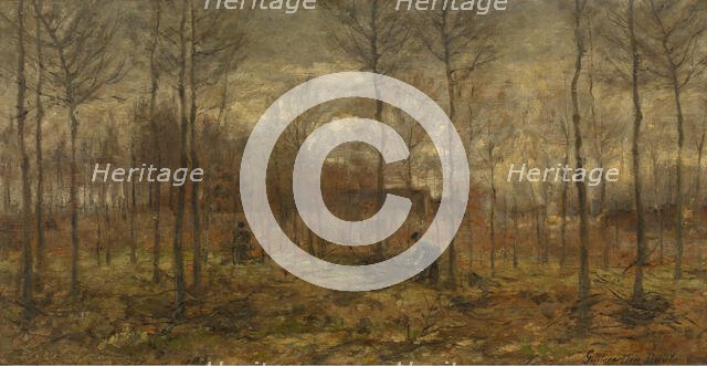 Woodland, c1870-1897. Creator: Gustave Den Duyts.
