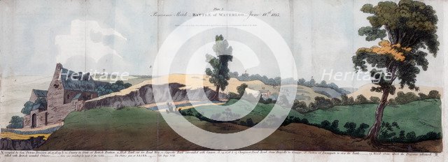 The Battle of Waterloo, 1815 (1816).Artist: J Booth