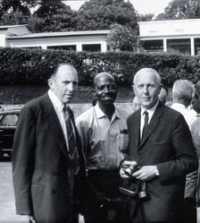 Three men including MA Wolfe, c1960s. Creator: Leonard Jan Bruce-Chwatt.