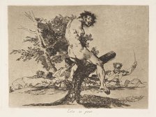 Plate 37 from 'The Disasters of War' (Los Desastres de La Guerra): 'This ..., 1810 (published 1863). Creator: Francisco Goya.