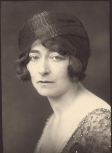 Portrait of Eileen Gray (1878-1976), 1914. Creator: Beresford, George Charles (1864-1938).