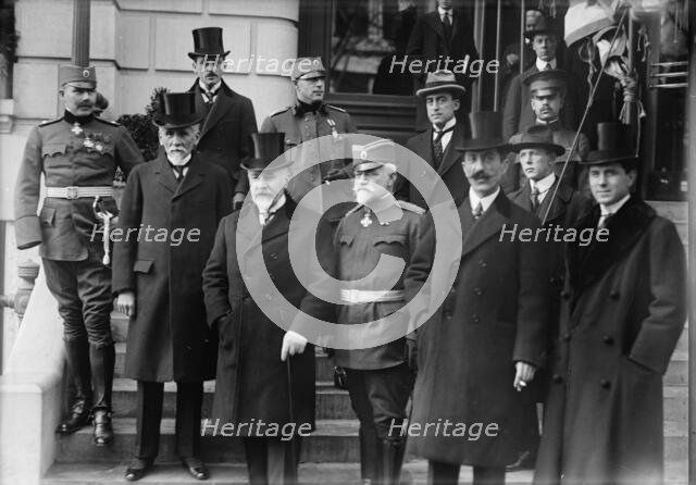 Serbian Mission To The U.S..., 1918. Creator: Harris & Ewing.