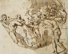 Martyrdom of Saint Simon, between c1638 and c1646. Creator: Giovanni Lanfranco.