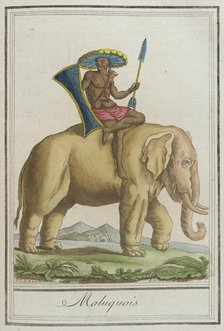 Costumes de Différents Pays, 'Moluquois', c1797. Creators: Jacques Grasset de Saint-Sauveur, LF Labrousse.