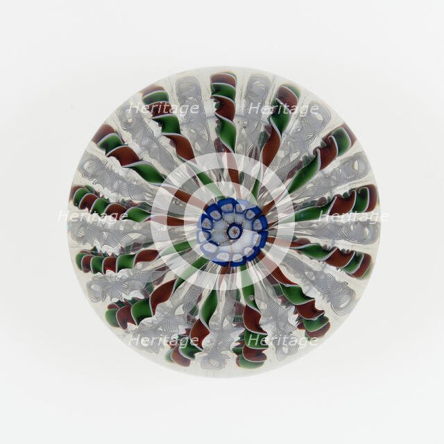 Paperweight, France, c. 1845-60. Creator: Saint-Louis Glassworks.