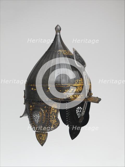 Helmet, Turkish, probably Istanbul, ca. 1560. Creator: Unknown.