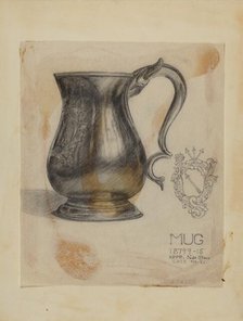 Silver Mug, 1935/1942. Creator: Herman Bader.