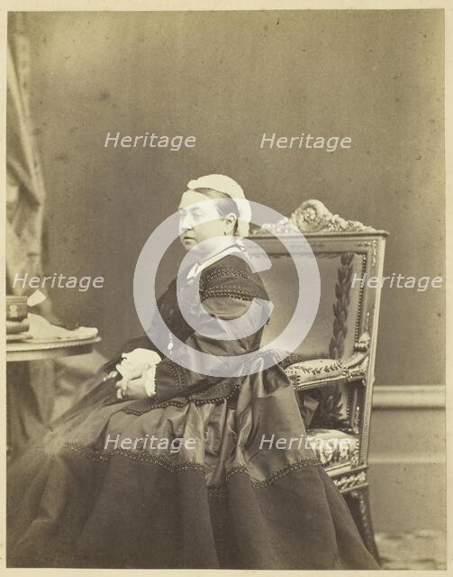Her Majesty, Queen Victoria, December 1866. Creator: André-Adolphe-Eugène Disdéri.