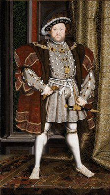 Portrait of King Henry VIII of England, 1537-1541.