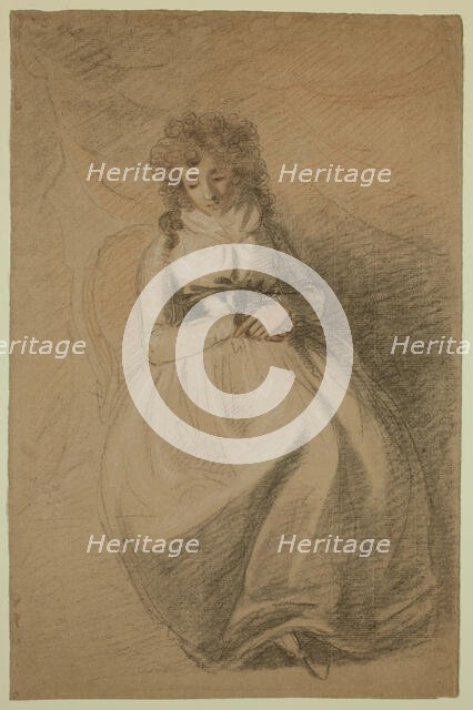A Lady Seated in a Chair, between 1790 and 1792. Creator: John Hoppner.