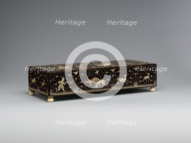 Inlaid Box for the Portuguese Market, India, ca.1600. Creator: Unknown.