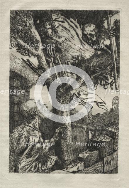 La mort dans le piorier. Creator: Alphonse Legros (French, 1837-1911).