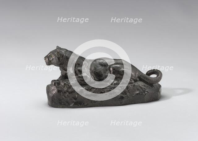 Panther of Tunis, model n.d., cast c. 1860/1873. Creator: Antoine-Louis Barye.