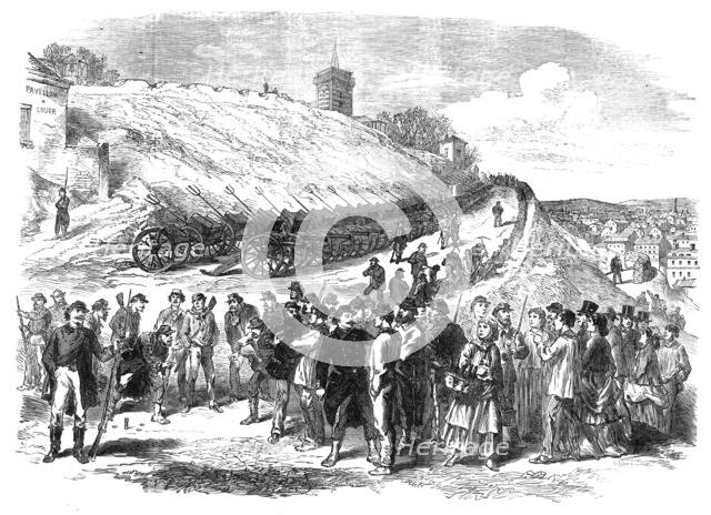 The Civil War in Paris: the cannon at Montmartre, 1871. Creator: Unknown.