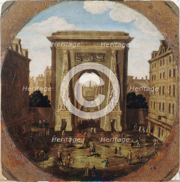 La porte Saint-Denis, c1680. Creator: Ecole Francaise.