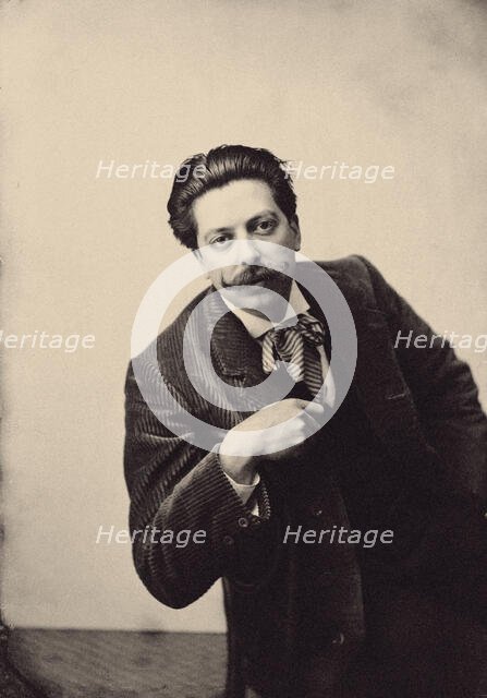 Portrait of the pianist and composer Enrique Granados (1867-1916), c1895-1900. Creator: Esplugas, Antonio (1852-1929).