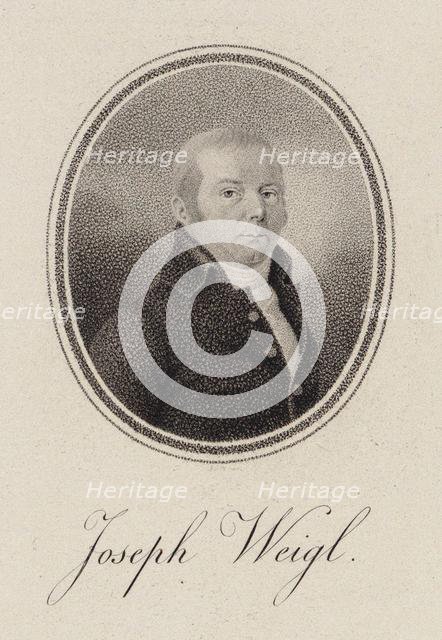 Portrait of the cellist Joseph Franz Weigl (1740-1820) , c. 1785. Creator: Anonymous.