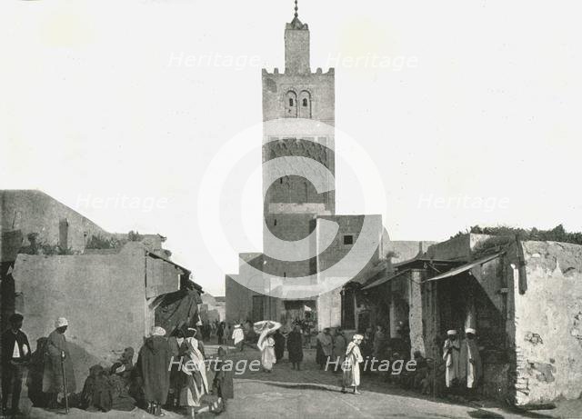 Street in Tunis, Tunisia, 1895.  Creator: W & S Ltd.