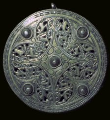 The Strickland Brooch, Anglo-Saxon, mid-9th century. Artist: Unknown