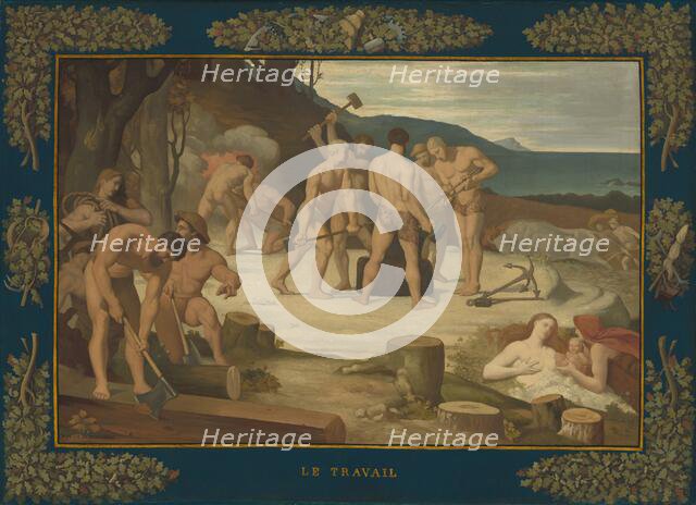 Work, c. 1863. Creator: Pierre Puvis de Chavannes.