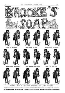 Advertisement for Brooke’s Soap, 1890. Creator: Unknown.