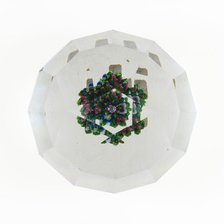 Paperweight, Münzthal, 19th century. Creator: Saint-Louis Glassworks.