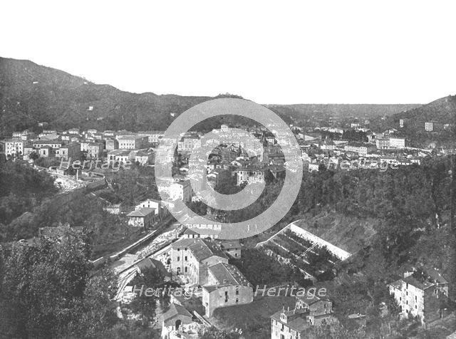 General view of the city of Carrara, Italy, 1895. Creator: Unknown.