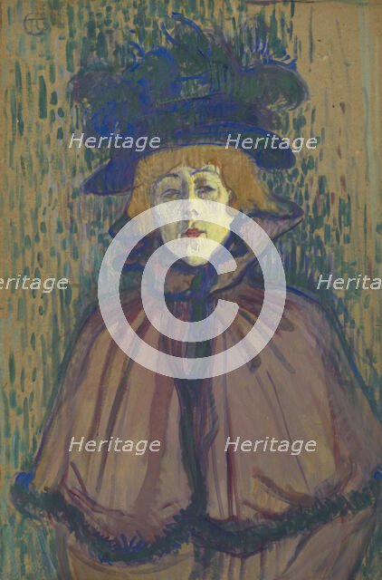 Jane Avril, c1891-92. Creator: Henri de Toulouse-Lautrec.