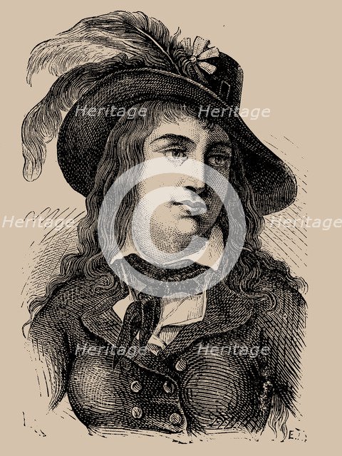 Portrait of Anne-Josèphe Théroigne de Méricourt (1762-1817), 1889.