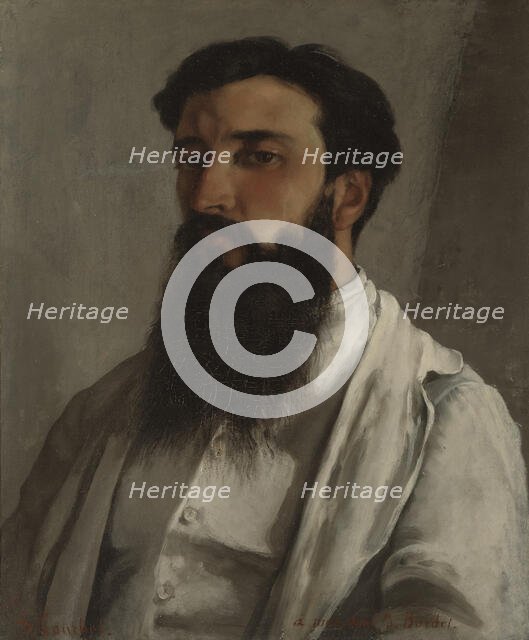 Portrait of Jules Bordet, 1870. Creator: Gustave Courbet.
