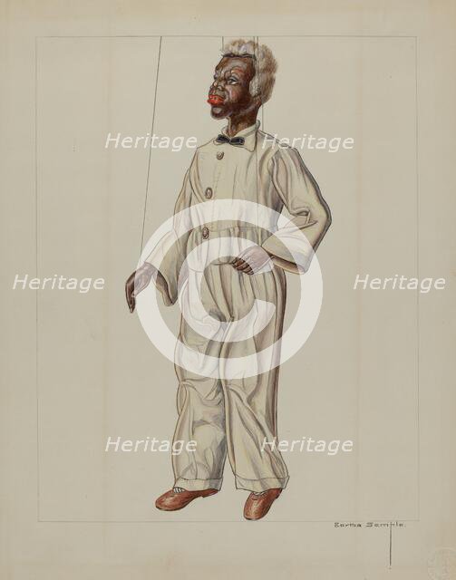 Puppet - "Uncle Tom", c. 1937. Creator: Bertha Semple.