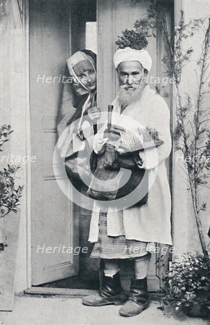 A Turkish pedlar, 1912. Artist: Sebah.