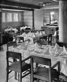 'Part of the Tourist Dining Saloon', 1935. Artist: Unknown.
