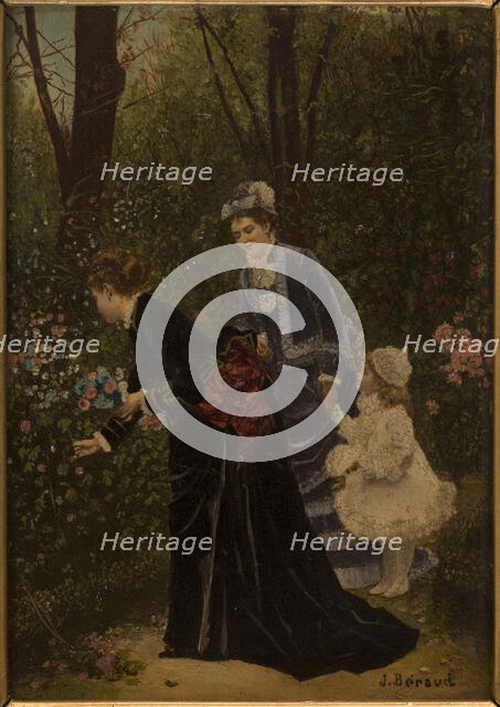 In the garden, c1880. Creator: Unknown.