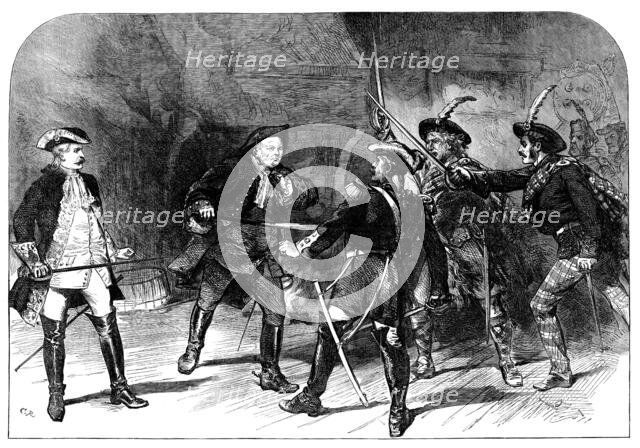The Scott Centenary: scene from "Rob Roy", at the Theatre Royal, Edinburgh, 1871. Creator: Unknown.