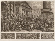 The Ashes of Trajan Carried in a Triumphal Procession. Creator: Luigi Ademollo.